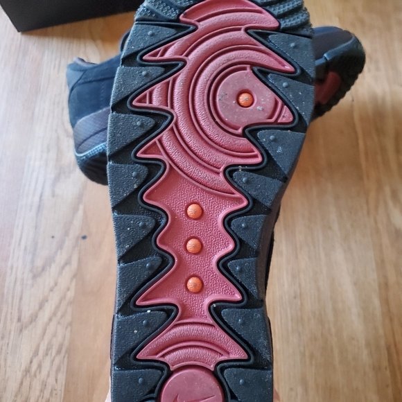 Nike Air Force 1 Black Velvet Brown Womans Size 6.5 Sneakers - Picture 3 of 7